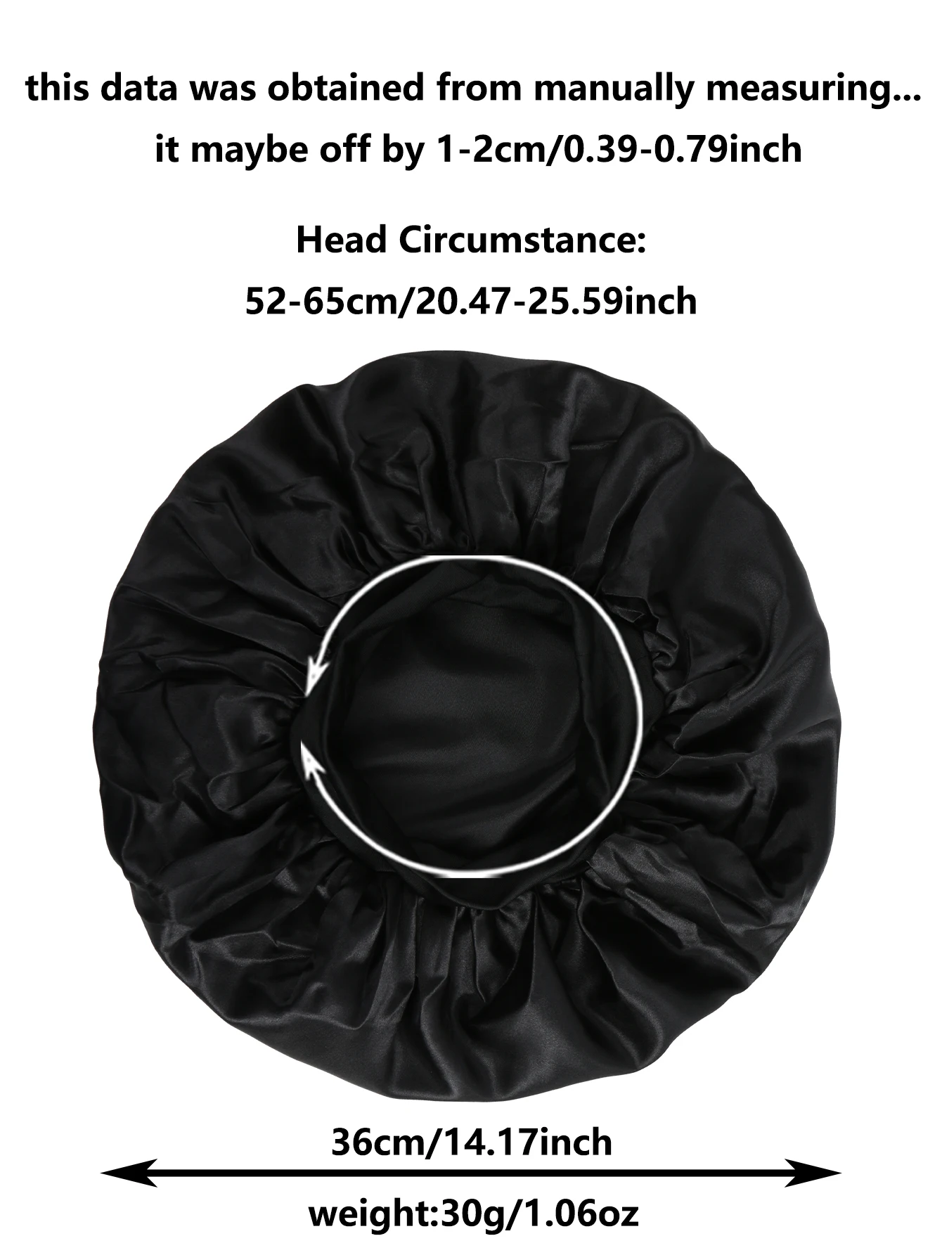 قبعة نوم لطيفة للجنسين مع طباعة خلفية، مادة ناعمة ومريحة للعناية اليومية وفكرة هدية عيد الميلاد للاستحمام #6