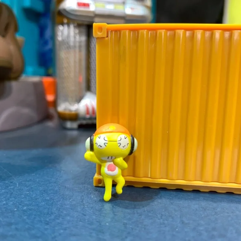 Frog Kururu Mini Action Figure Anime Collectible Model Desktop Ornament Toy