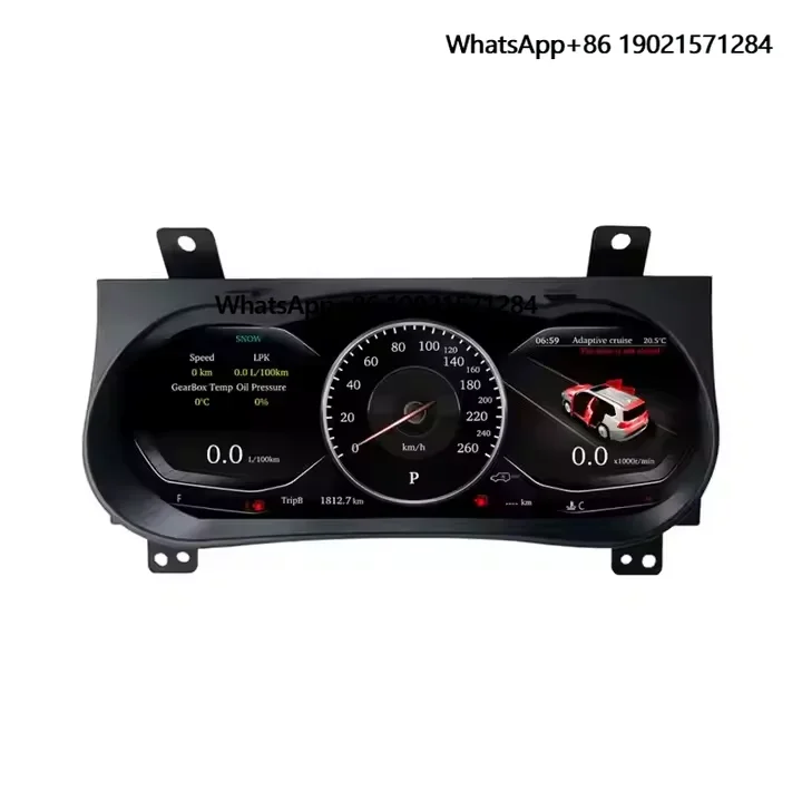 

12.3" Car LCD Dashboard for Hilux 2016-2024 Instrument Panel Auto Digital Cluster Speedometer Virtual Cockpit