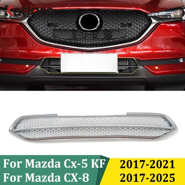

Для Mazda CX-5 CX5 KF 2017-2021 и CX8 CX-8 2017-2025 передняя нижняя центральная решетка, накладка, внешняя наклейка автомобиля, аксессуары