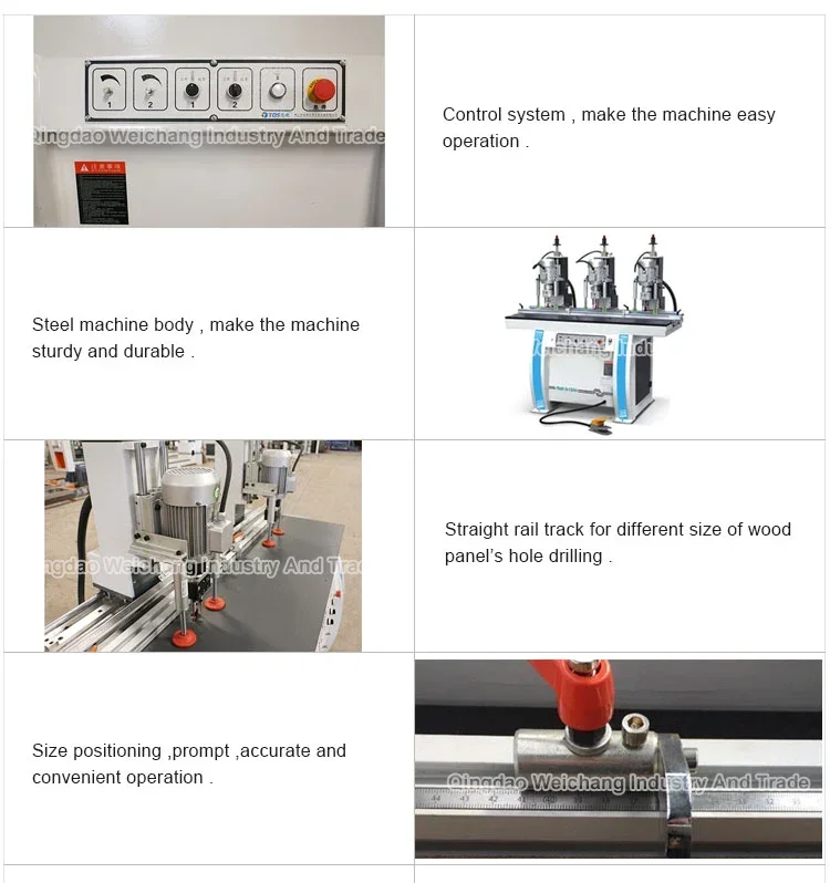 2026  nbMZB73033 Three-head hinge boring machine and wood drilling boring machine