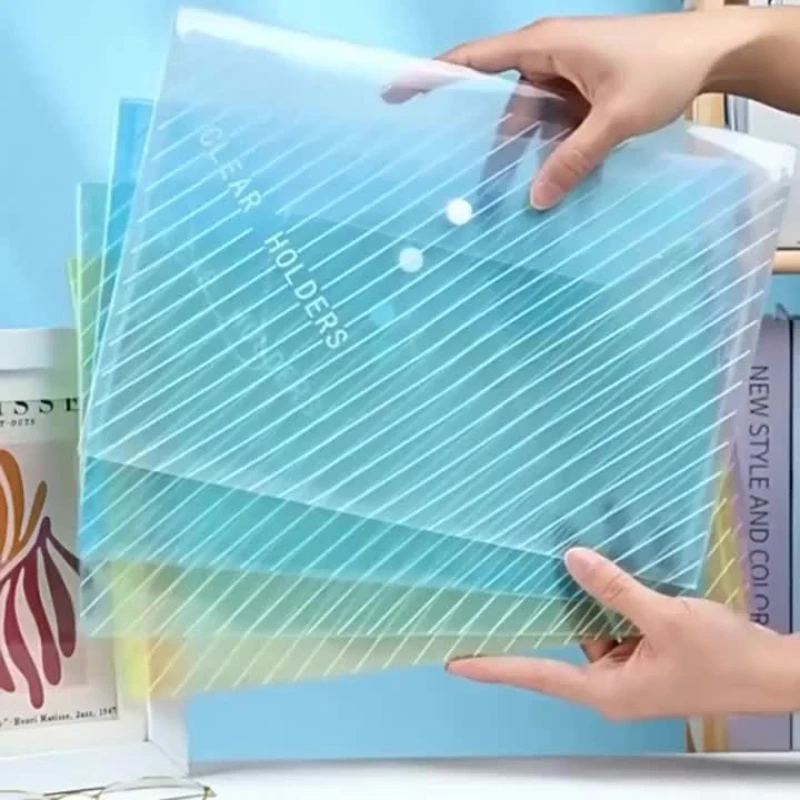 30 bolsas duraderas para archivos tamaño A4 con cierre de seguridad: bolsas para organización de archivos de oficina y escuela, bolsas para archivos engrosadas