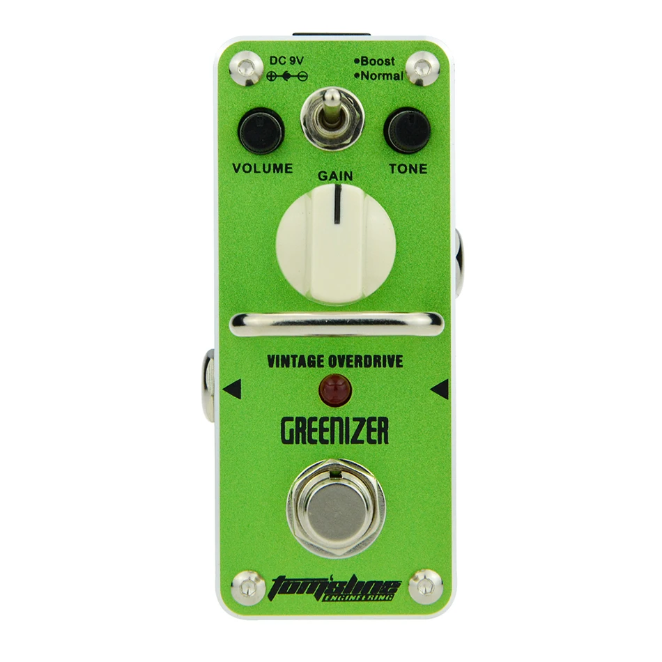 

Аромат Tom'sline AGR-3 GREENIZER винтажный Overdrive мини аналоговый эффект True Bypass