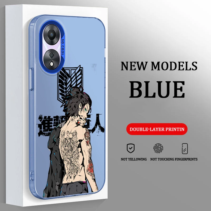 Attack On Titan Anime For OPPO Realme 5 8i 10 11 C2 C20 C21Y C31 C35 C53 C55 9i C15 C21 Pro 5G Colorful Phone Case Soft Capa