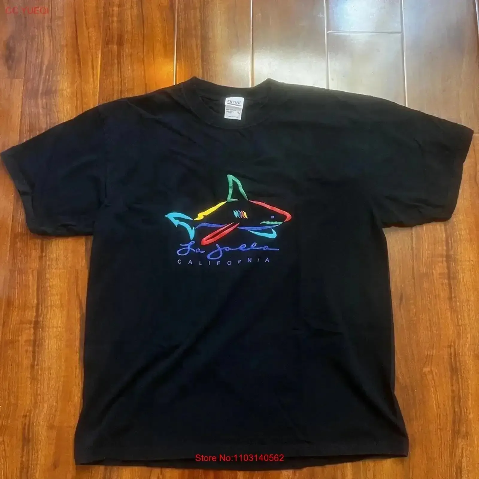 Vintage La Jolla California T Shirt Size Large Washed Stretched homme Soft Breathable Comfortable designer clothes vintage