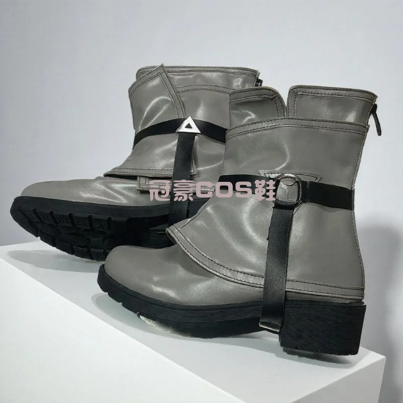 Gachiakuta Amo Empool أنيمي تأثيري أحذية الأحذية بولي Boots الأحذية الجلدية للنساء الرجال هالوين كرنفال الدعائم الحفلات البدلة الأحذية