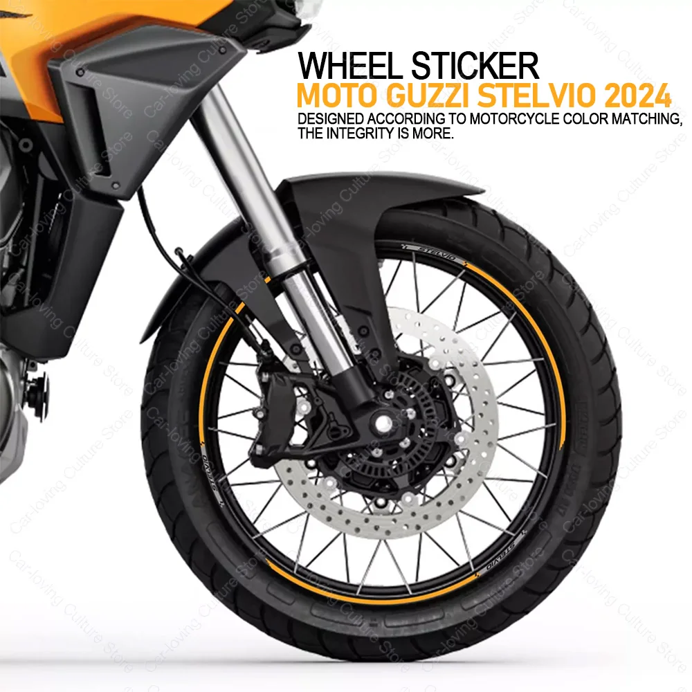 Motorcycle Accessories Waterproof Protective Wheel Sticker High Quality Resin Protective Sticker For Moto Guzzi Stelvio 2024