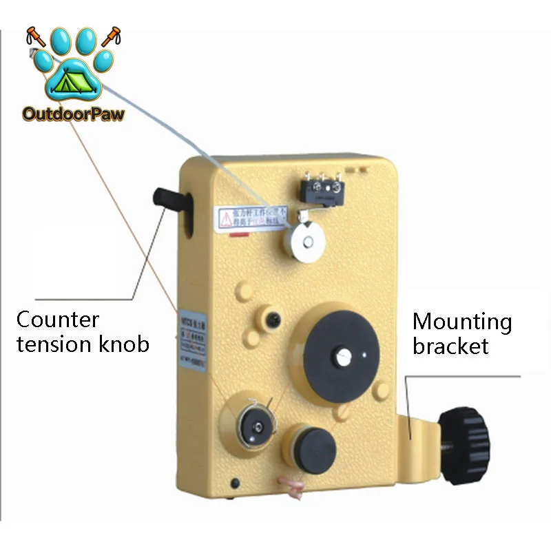 Vertical Magnetic Winding Machine Tensioner - Adjustable Tension Range 4-800G Essential Accessory for Precision Winding Control