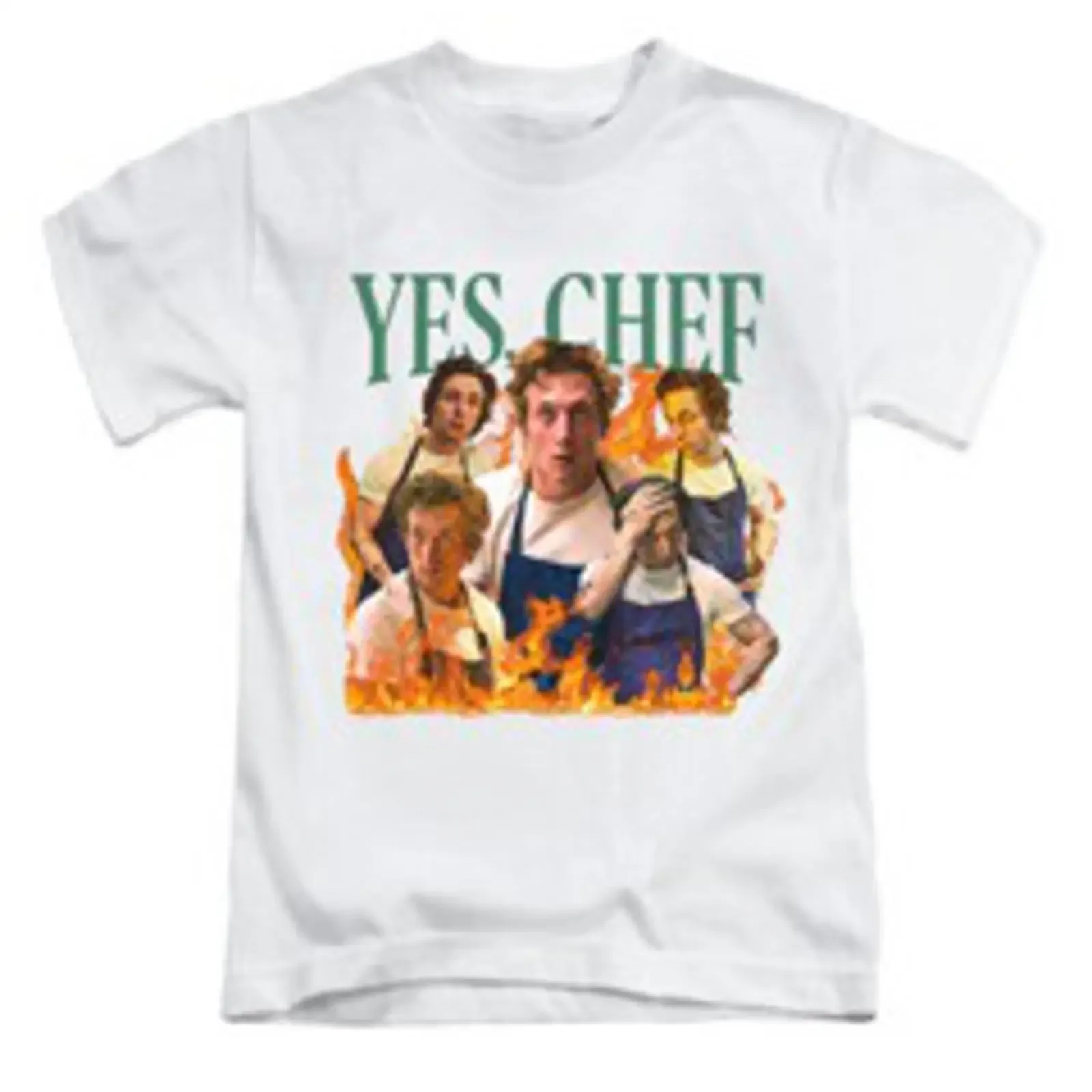 Yes Chef Jeremy Allen weißes T Shirt Erwachsene Schauspieler Merch TV Oberteil neu vintage Washed fashion Comfortable Slightly