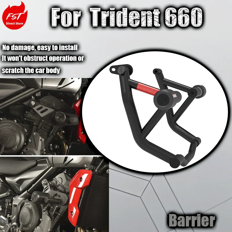 

Fit for Trident 660 Crash Bar Bumper Guard Frame Slider Protective Modified Motorcycle Accessories