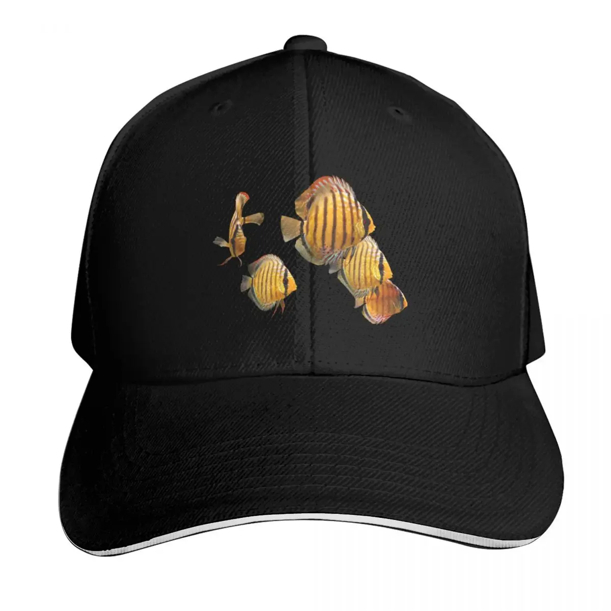 WILD DISCUS FISH Baseball Cap Moisture Wicking Quick Dry Curved Brim Classic Fit Low Profile Unstructured