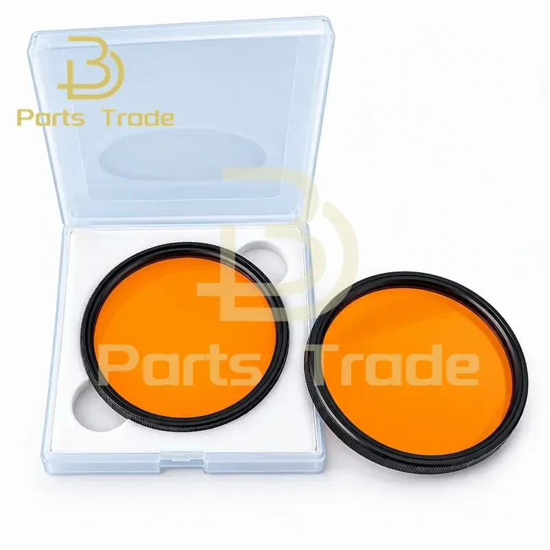 550nm Infrared Pass Filter Orange Red Optical Glass CB550 IR Transmission Cutoff Type for Photography Scientific Instrument
