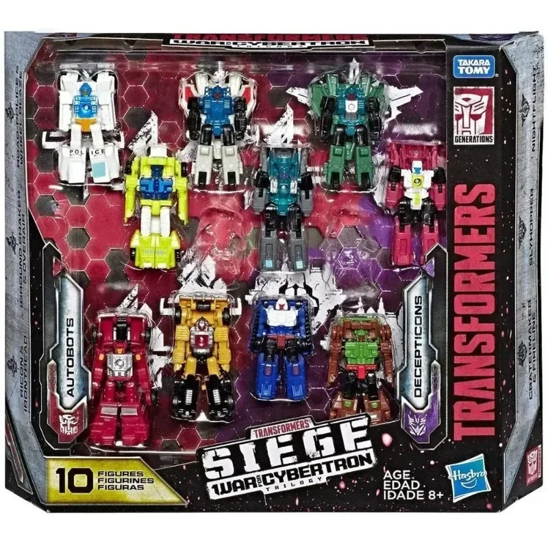 Brand New Spot Original Transformation Toys Original Siege Sebran Mini Warrior 10-person Set Siege Trilogy WFC Action Doll