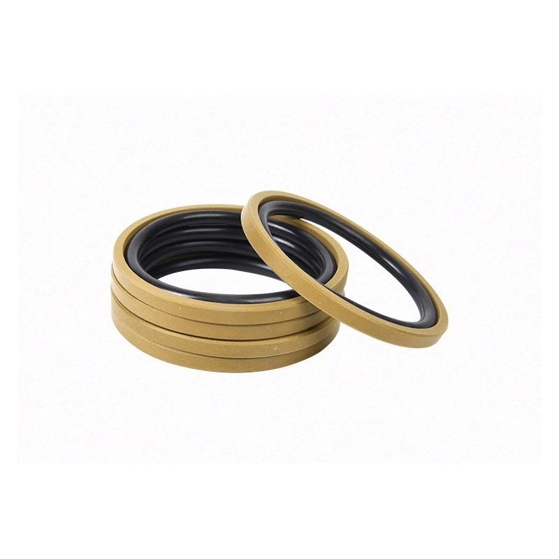 Combined seal,Hydraulic Cylinder Reciprocating Seal STD Hole Shaft Two-Way Piston Rod Combination Wear Ring,Nitrile Rubber Buna