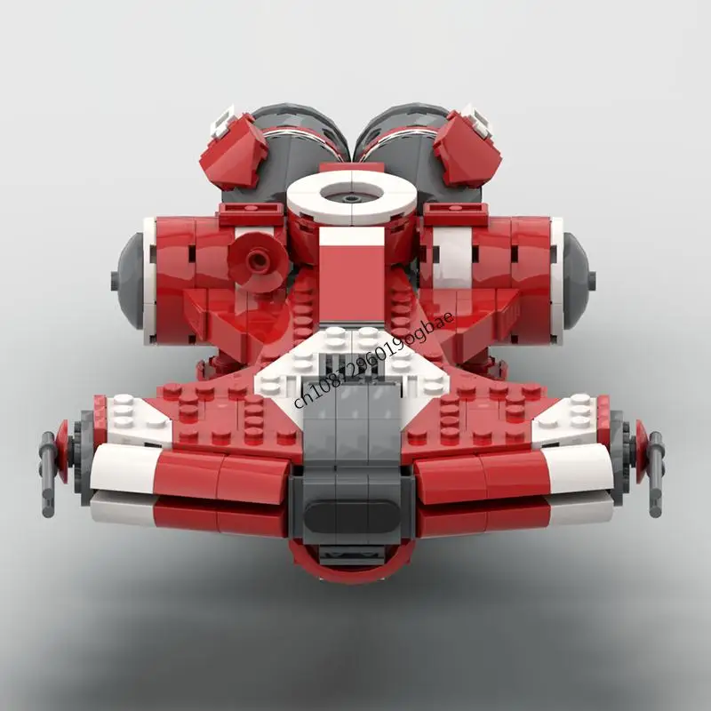 498PCS Beroemde ruimte Film Rendili Defender-Klasse Licht Corvette model DIY creatieve ideeën Kind Speelgoed Montage Puzzel verjaardagscadeau