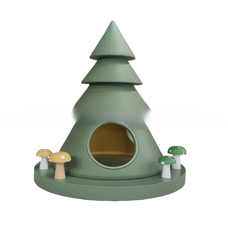 Green Mushroom Tree House Indoor Play Area Cave House Secret Base