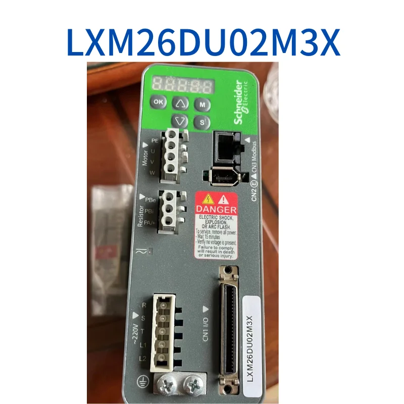 Second hand servo drive 200W, LXM26DU02M3X, fast shipping