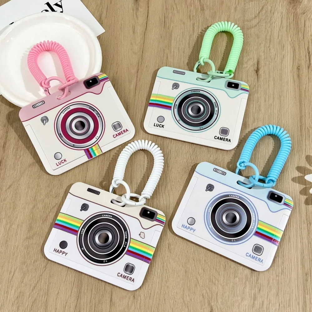 Bus Card Holder Lightweight Retro Camera Card Case Keychain Card Case Modern Student Id Badge Holder For Students