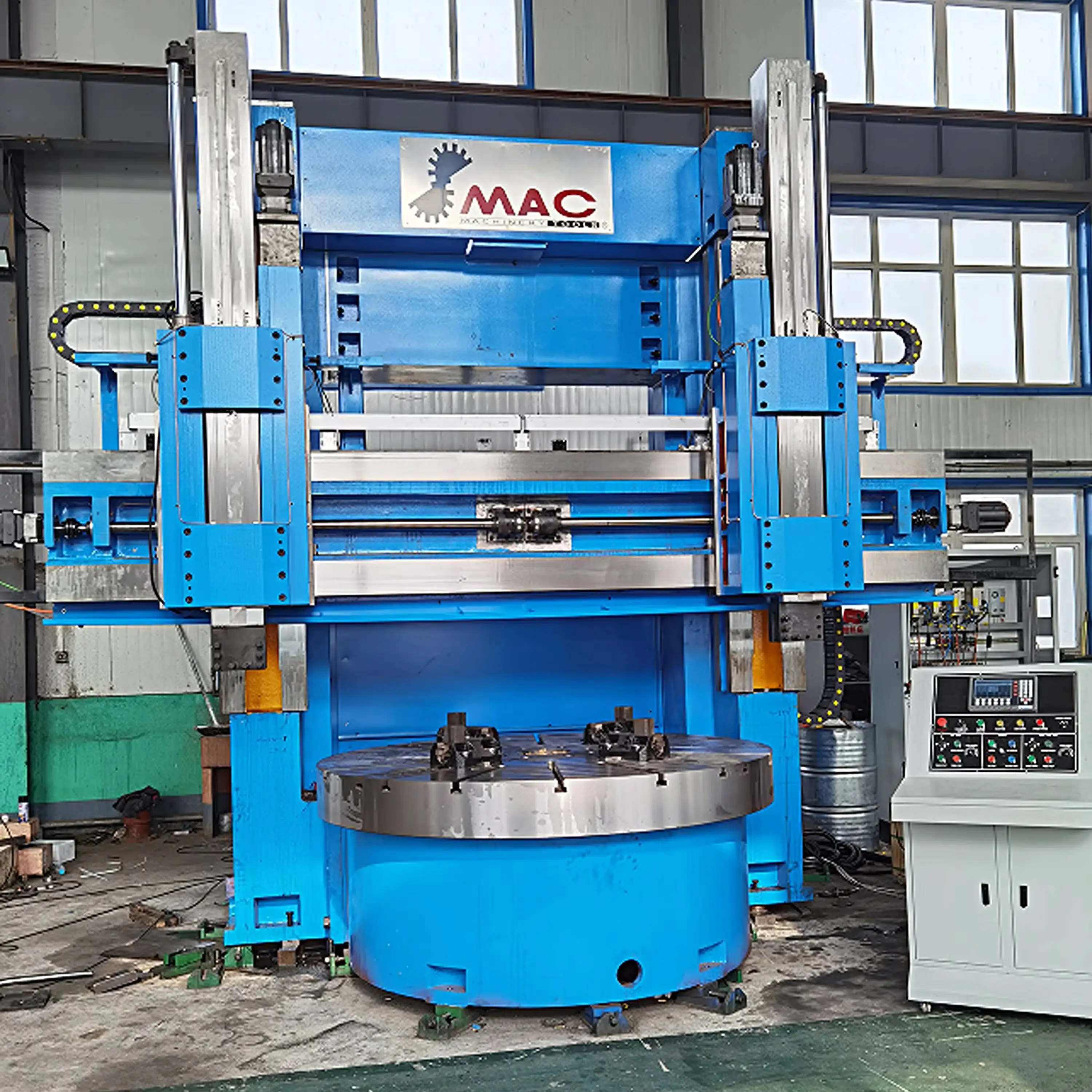 High-Accuracy Mechanical Steel CNC Double Column Vertical Turret Lathe Hine