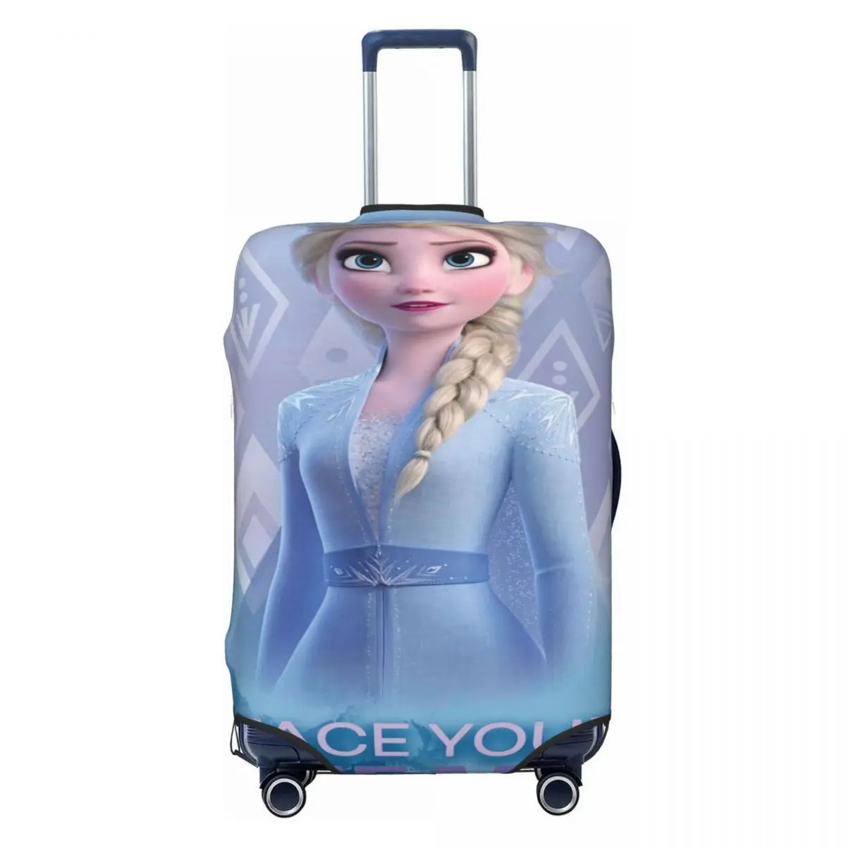 

Animated Frozen Elsa Princess Travel Luggage Cover Dust Proof Cartoon Suitcase Cover Protector Fit 18-32 Inch