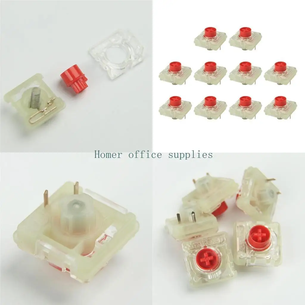 

K43B Cherry Low Profile Red Switch Half High Rgb Linear Swithes Backlit