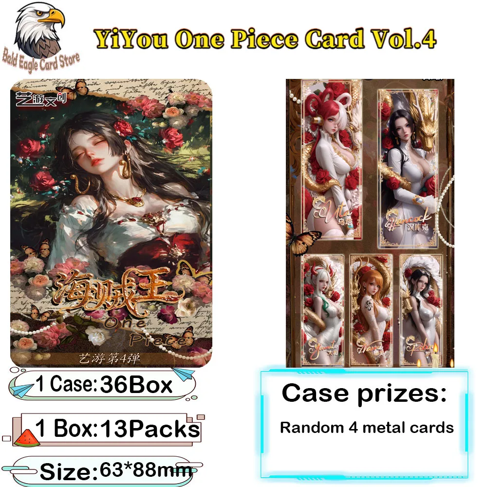 

2026 New Wholesale Yiyou Culture One Piece Vol.4 Ccg/Tcg Mini Card Packs Anime Hobby Gifts