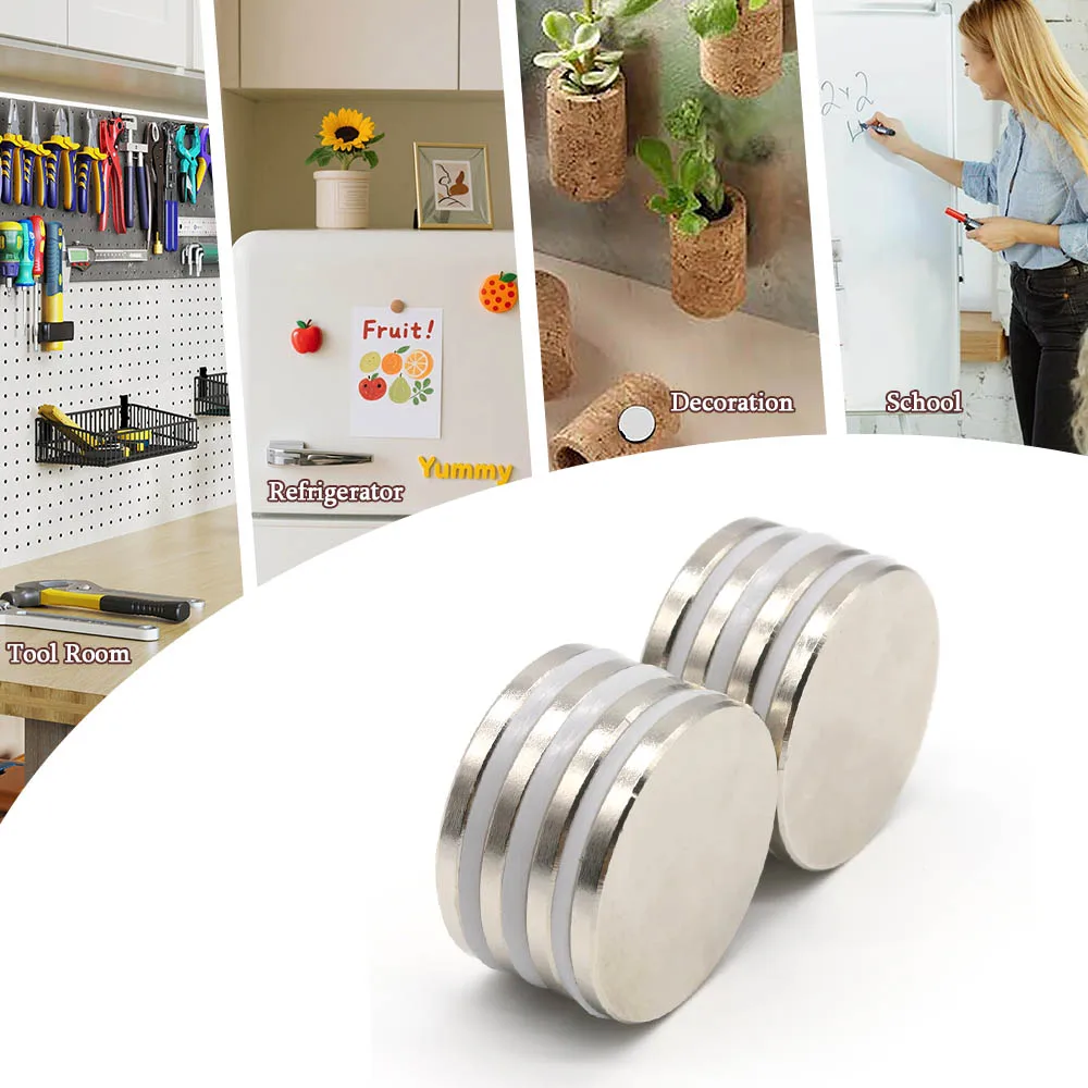 50mmx5mm Super Strong Round Neodymium Magnet Powerful Magnets N35 small Permanent Magnetic NdfeB Refrigerator Magnet 50x5