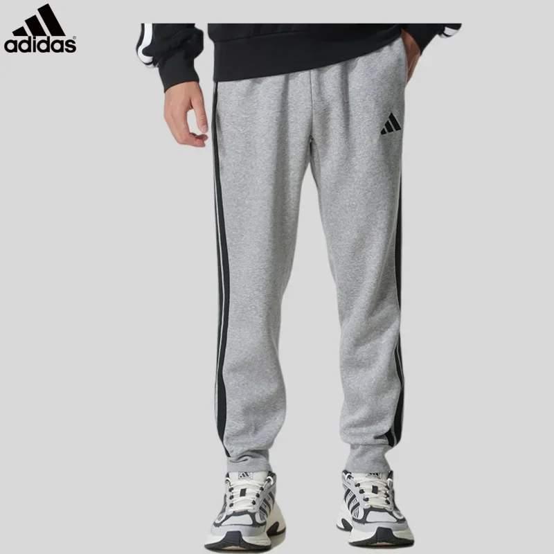 Adidas Unisex Autumn Winter Water Repellent for Men Women, Drawstring Waist Cargo Cut Daily Running Trousers JE6318