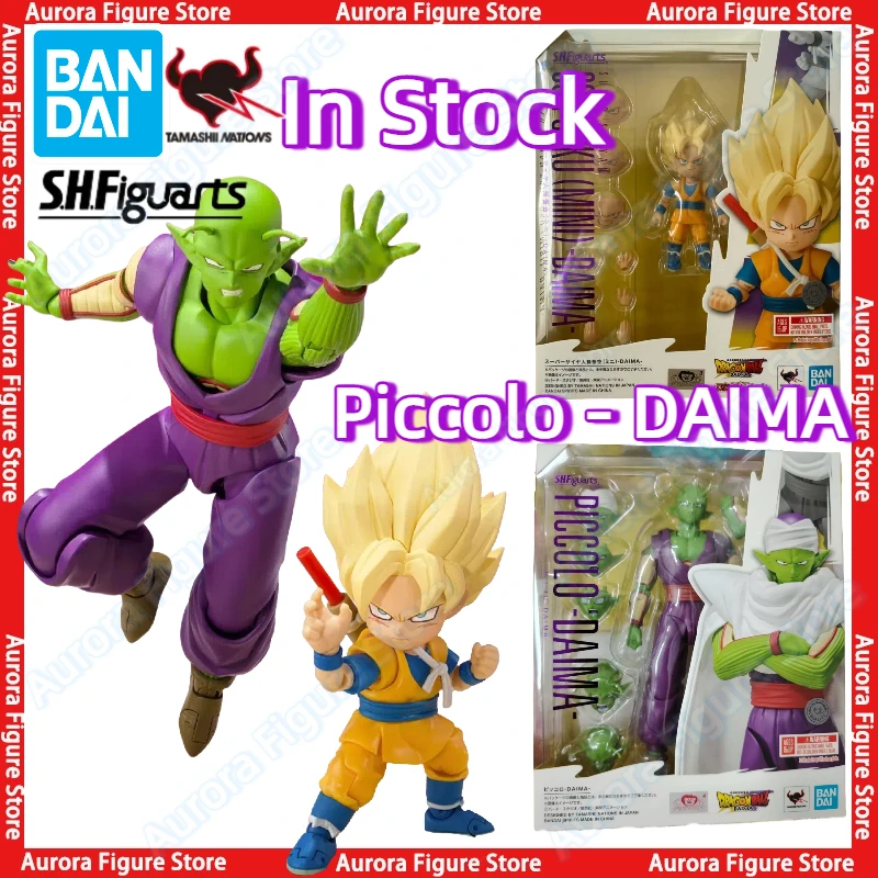 

В наличии Bandai Dragon Ball Z S.H.Figuarts SHF SSJ Super Saiyan Son Goku Mini Piccolo Daima Аниме Фигурки Игрушки Модели ПВХ