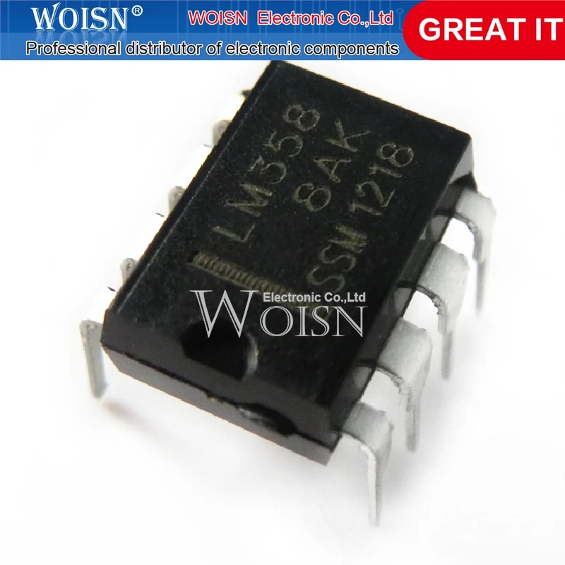 5pcs/lot LM358P DIP8 LM358 DIP LM358N = TS358CD TS358 KIA358P KIA358 BA10358 AS358P-E1 new and original IC In Stock