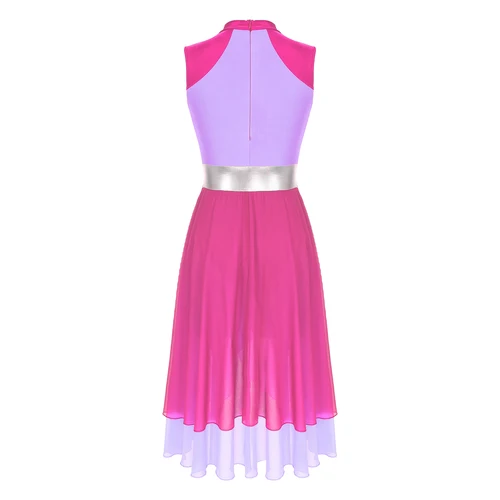 Imagen 2 del producto Leotardos de gimnasia para mujer, ropa de baile de Ballet, vestido superpuesto de baile lírico litúrgico, túnica, vestidos de adoración litúrgica