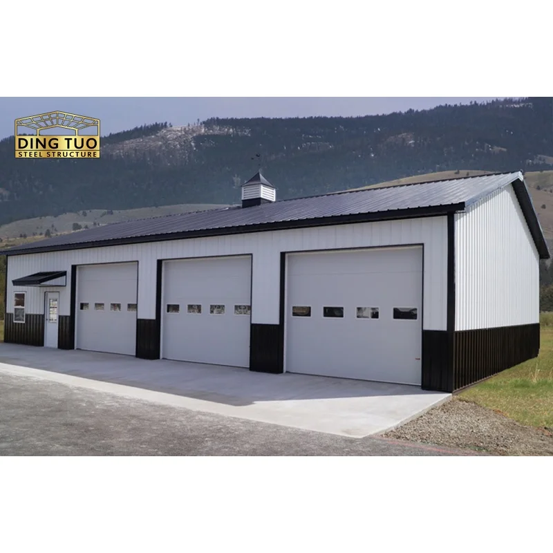 

Custom - Made Prefabricated Steel Garage According To European Standards Fire Resistant And Sound Insulated For European Market