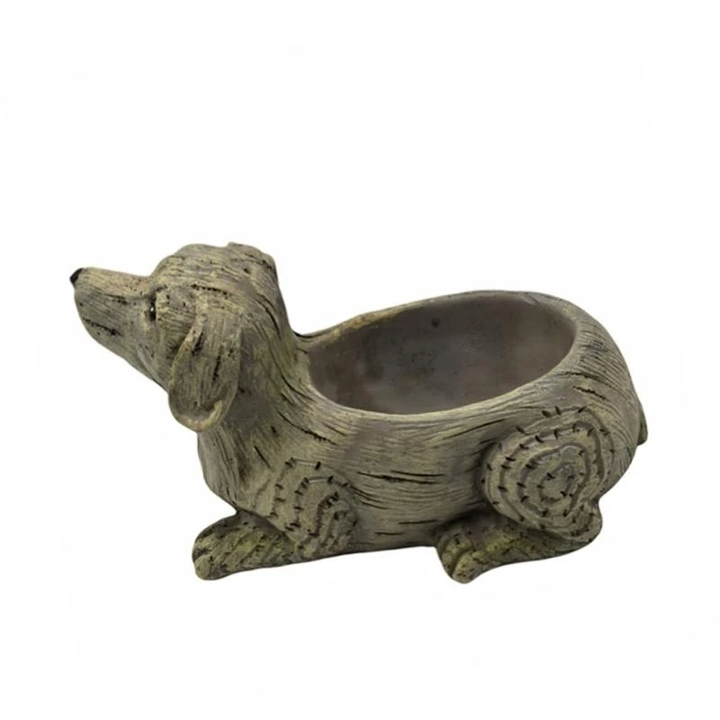

652F Decorative Pots Adorable Animal Themed Resin Planter for Indoor Bonsais and Cactus Balcony Air Plant Holder