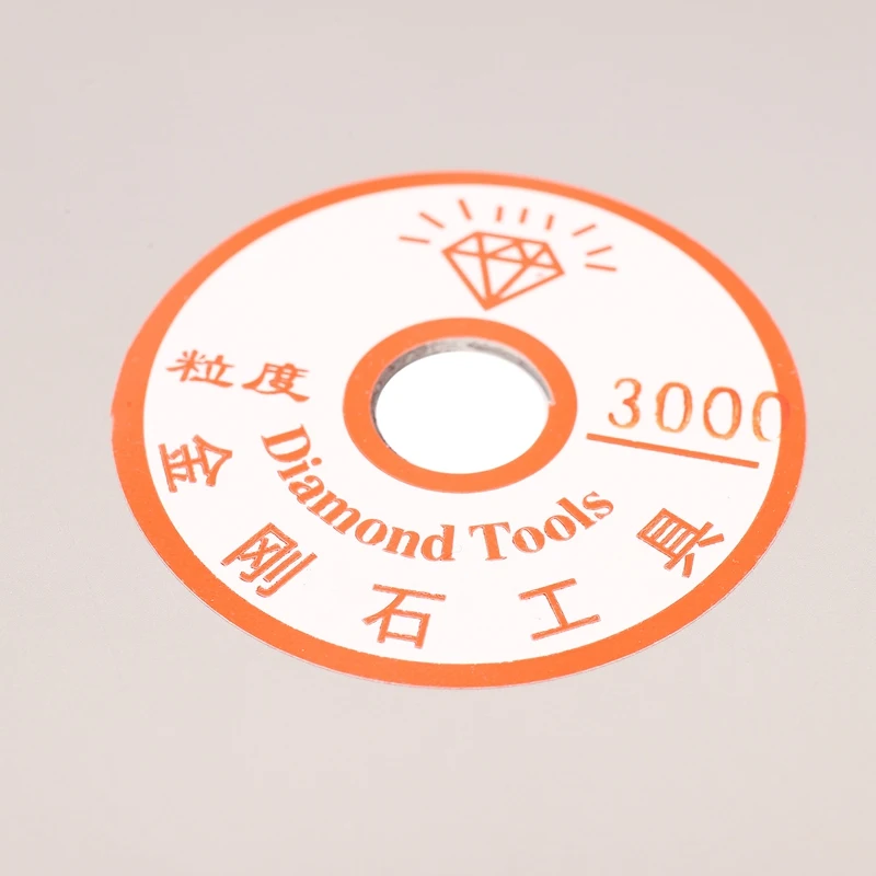 A98E-6 Polegadas Grit 3000 Diamante Revestido Roda Plana Jóias Polimento Disco de Moagem