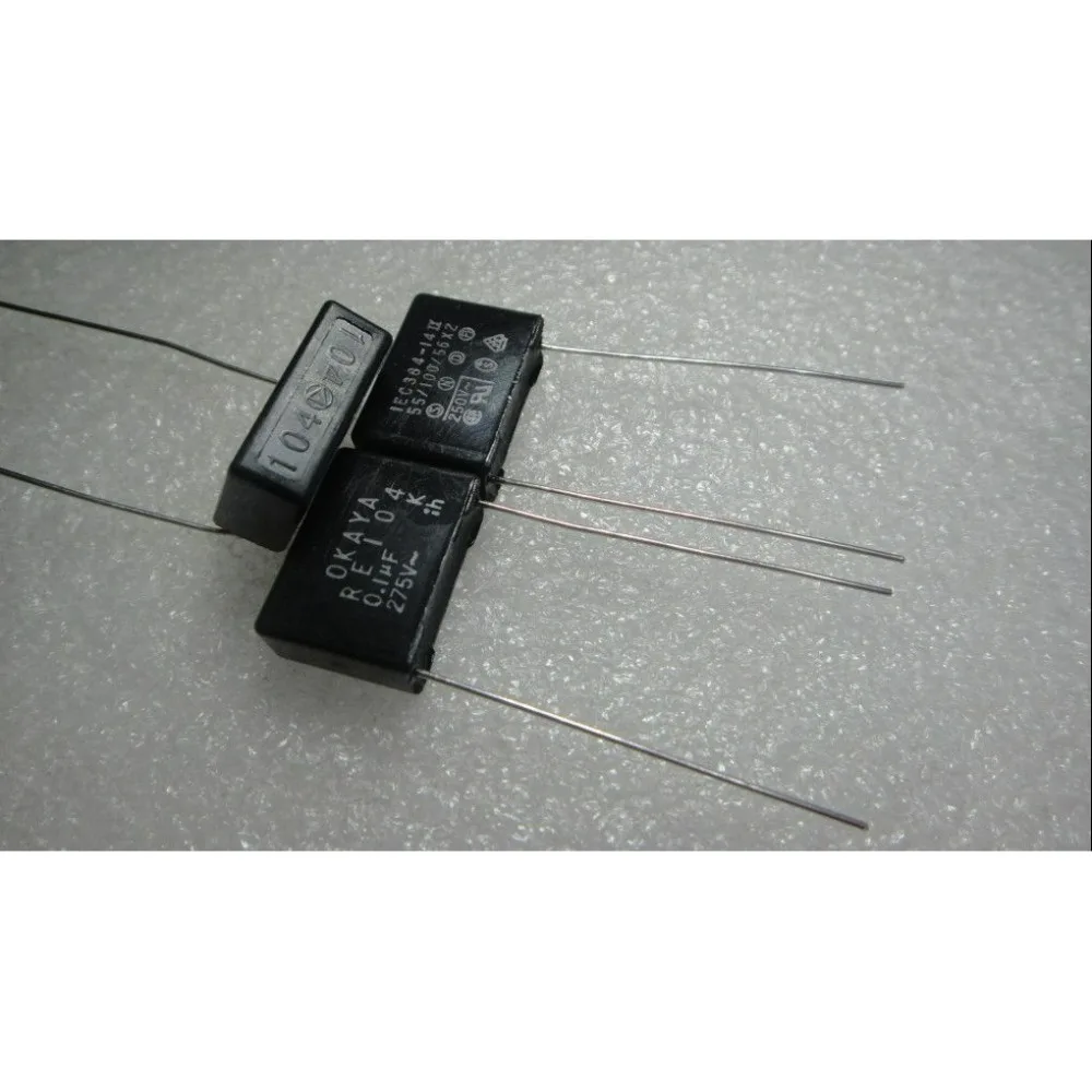 20PCS 0.1uf/275vAC 100nf U1 104 Brand New 15mm Film Capacitor