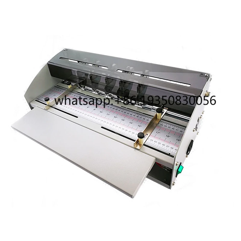 H500 Affordable Price Small Electric A2  A3 Paper 460mm Creaser Creasing Perforating Cutting Machine