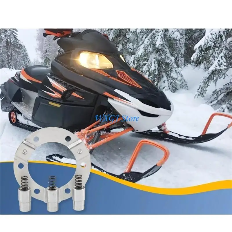 

37JE металлические скольжения и пружина 0602-144 0602-133 0602-138 Подходит для снегоходов, обеспечивая плавные поездки в