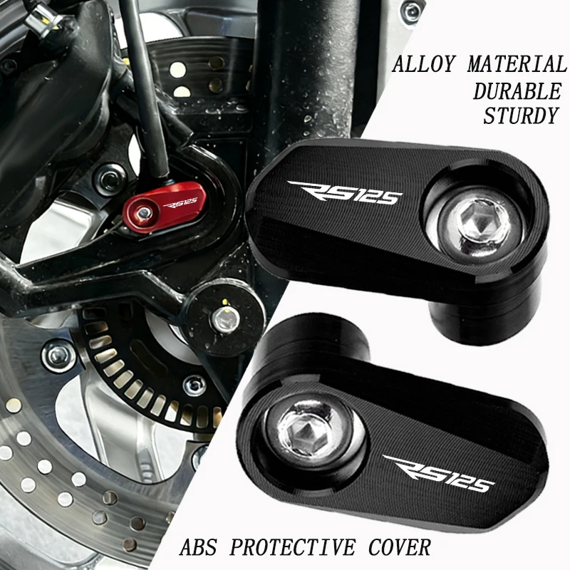 Motorcycle aluminum alloy front and rear wheel ABS sensor protective cover For Aprilia Rs 125 rs125 125 Accessories