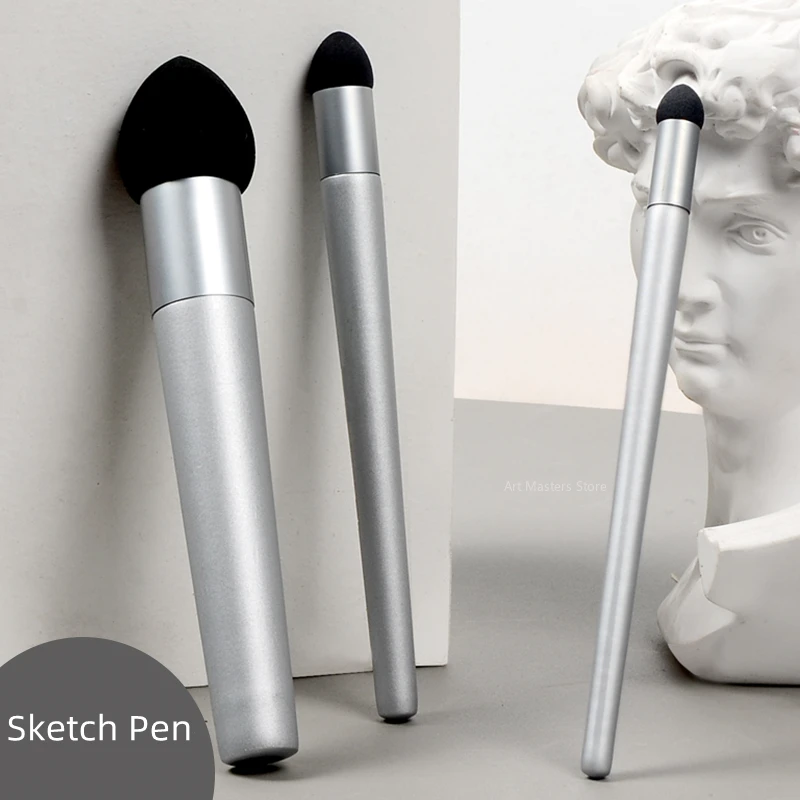 

Geometrics 3d Figure Drawing Gray Marker Sketch Eraser Pen Art Candidates Specialized Tools Set Sponge Painting Highlight Eraser