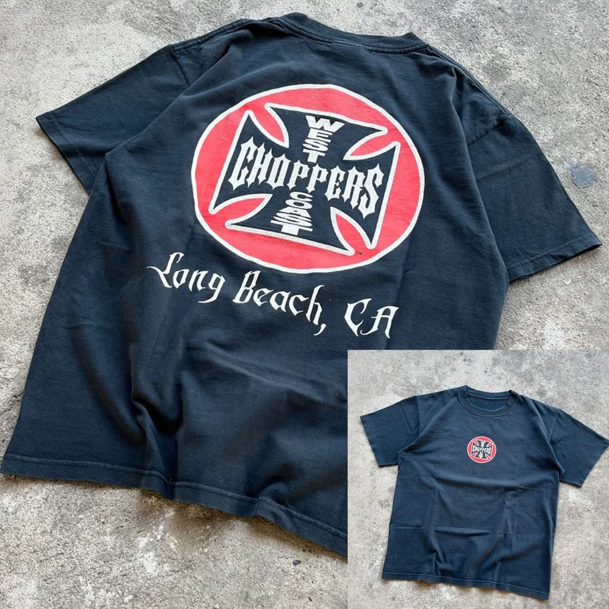 West Coast Sophisticated Vintage American Loose-fit Men's and Women's Short-sleeved T-shirt