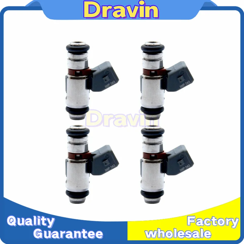 

4pcs IWP-043 Fuel Injector for Harley Davidson Dyna Road King Electra Glide Softail Fat Boy Ducati Monster 1000 800 900 696 620