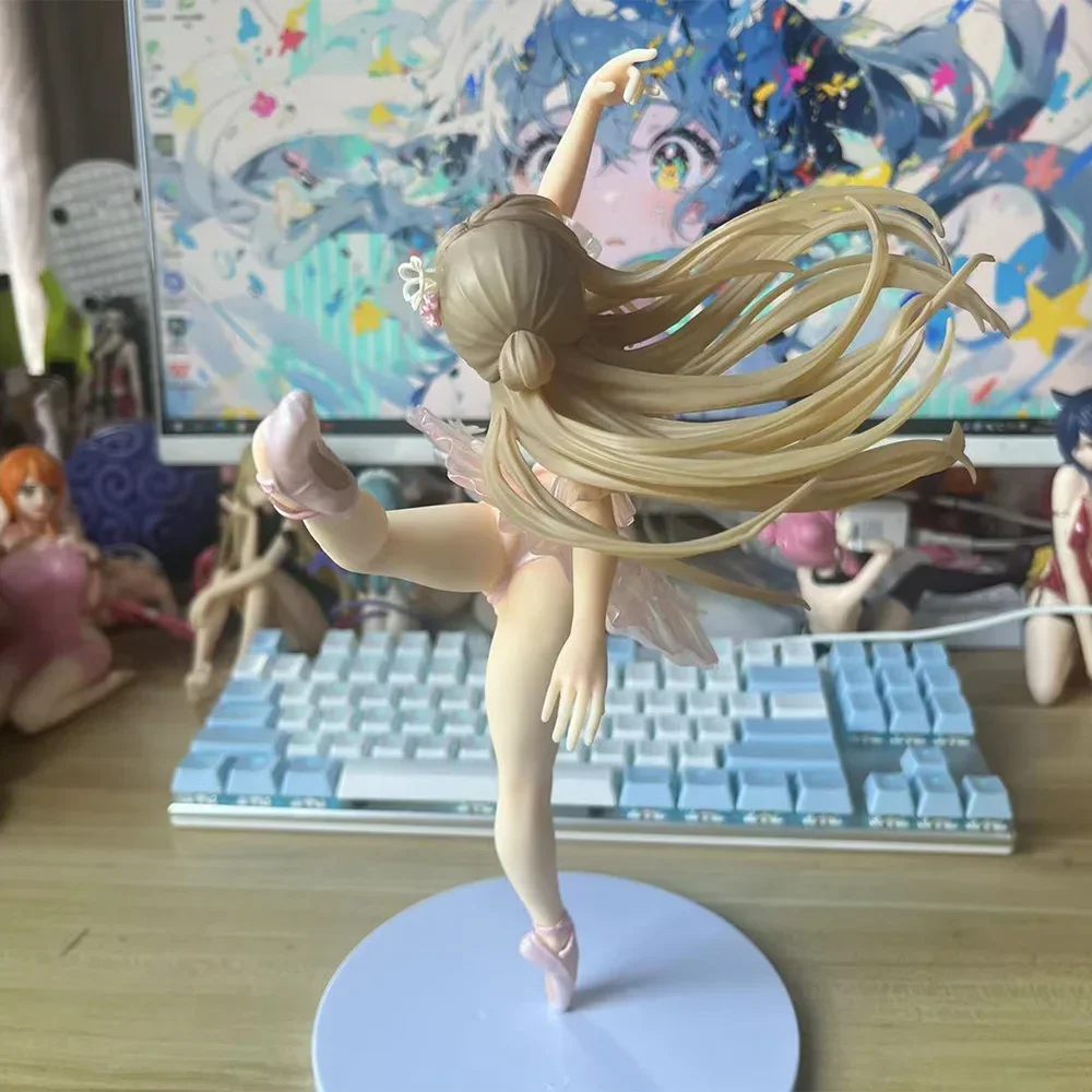 30cm weiche Brust japanische Anime Mädchen Figur Ballett Mädchen 1/6 Action figur Sammlung Modell Spielzeug Desktop-Dekoration