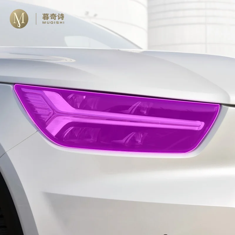 

Для Volvo XC40 2020-2024 внешняя пленка автомобиля ТПУ PPF фары защитная пленка против царапин ремонтная мембрана дымчатая фара ремонт