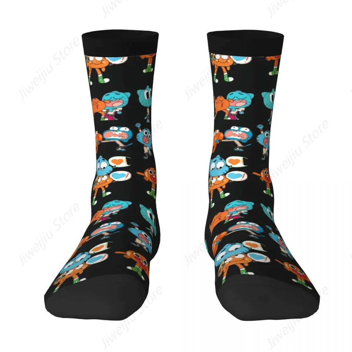 Ute Gumballs Gum Ball Watterson Amazing Socks Cartoon Funny Stockings Men's High Quality Outdoor Socks Winter Anti Sweat Socks