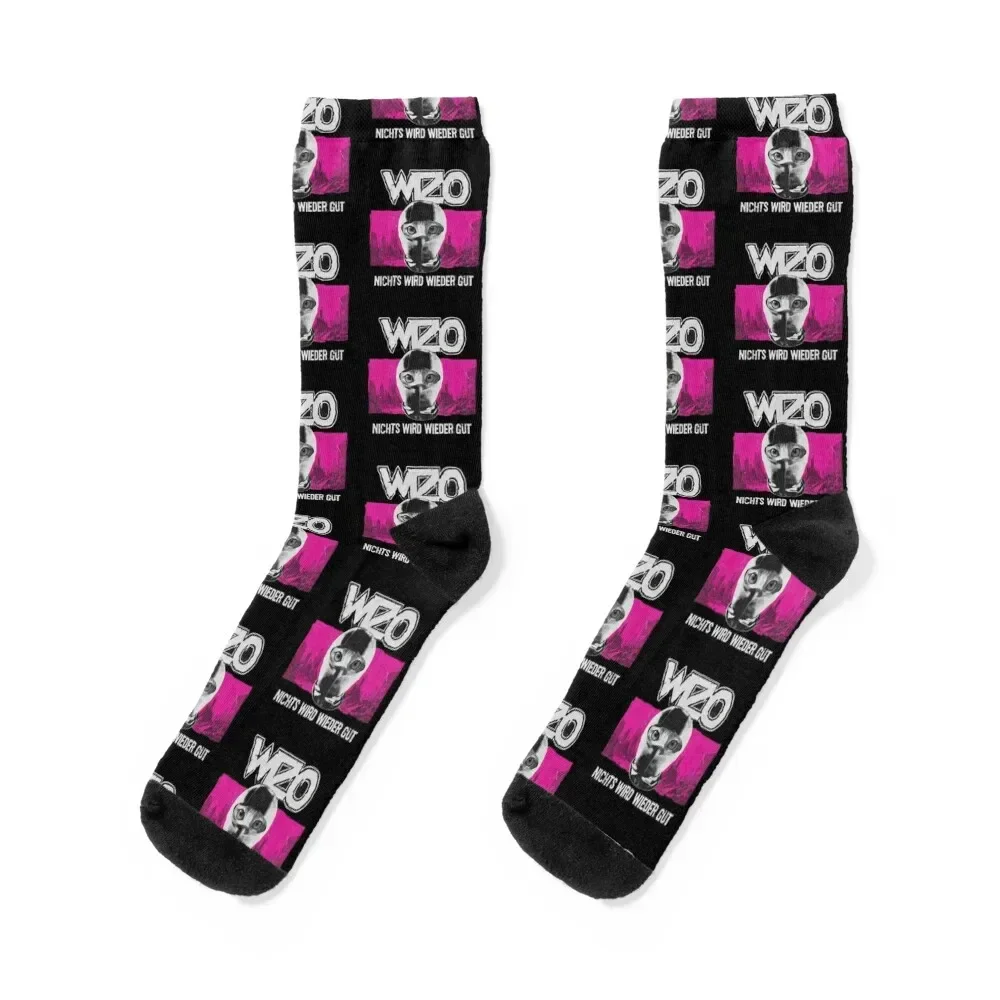 

WIZO Nichts wird wieder gut Socks men cotton high quality moving stockings hip hop anti slip football Socks Ladies Men's