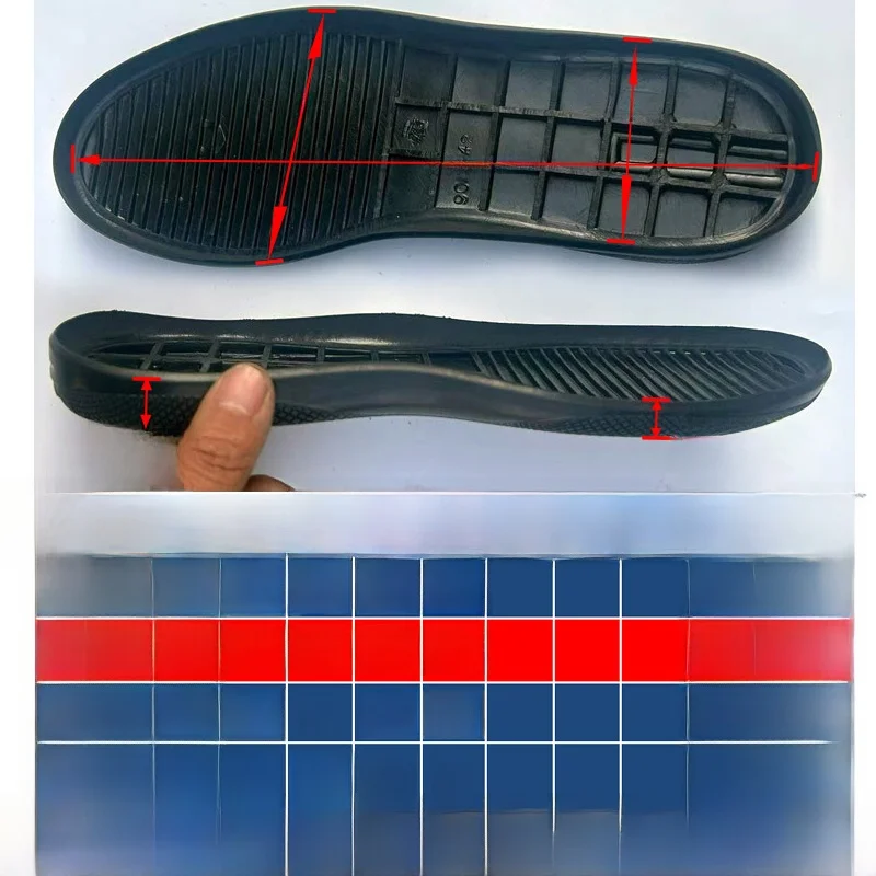 Men's Casual Flat Bottom Shoe Repair Rubber Sole Replacement Various Styles Shoe Maintenance Shoe Repairing Flat Heel