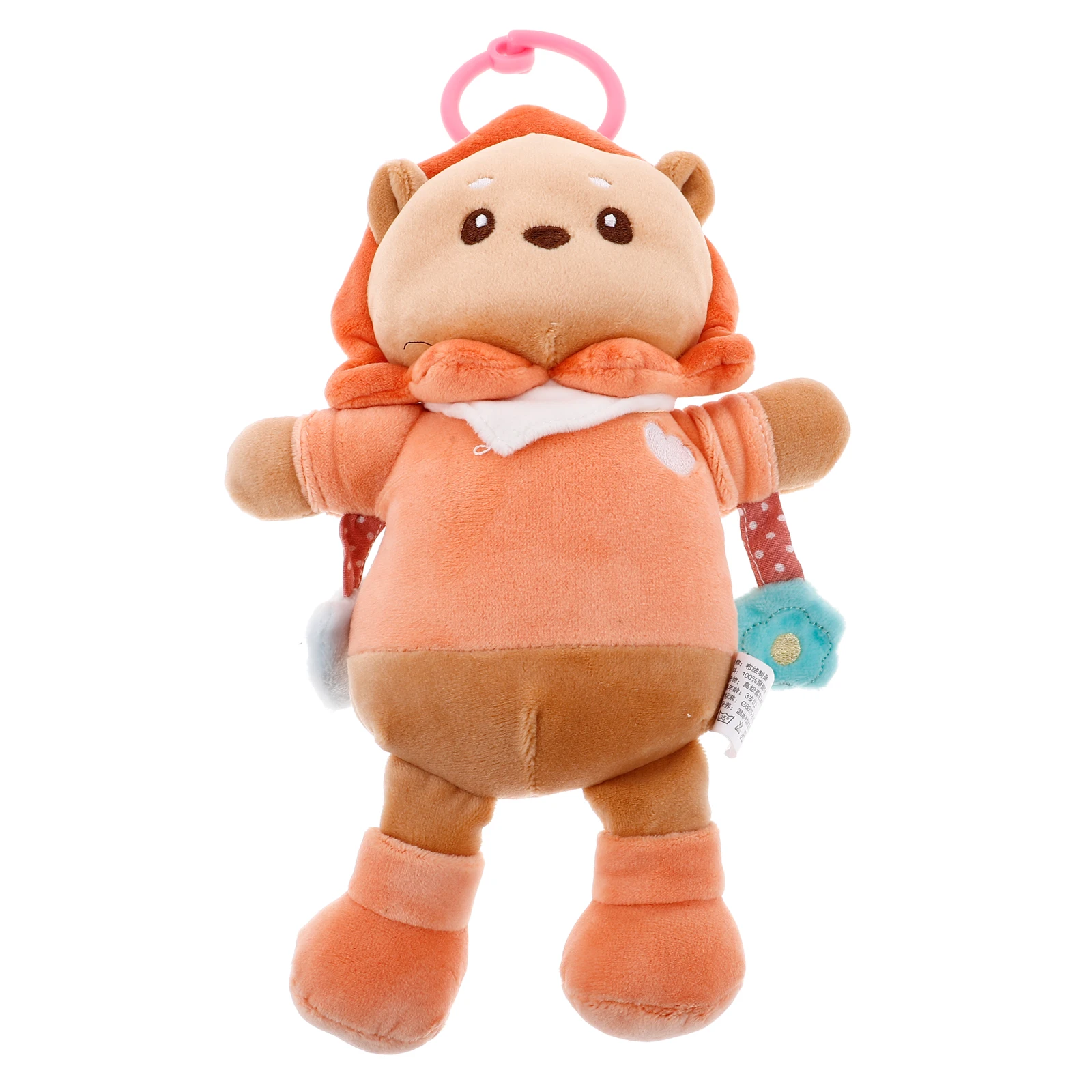 

Lion Stuffed Animal Car Seat Rear Hanging Keychain for Baby Mini Animals Plushies Crib Mobile Stroller Arch