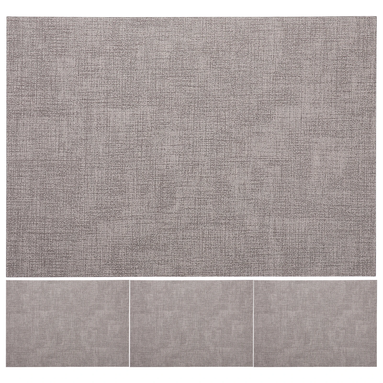 

4Pcs Waterproof Oil-Resistant Placemats Faux Heat Resistant Dining Table Mats Easy Clean Party Kitchen Protection