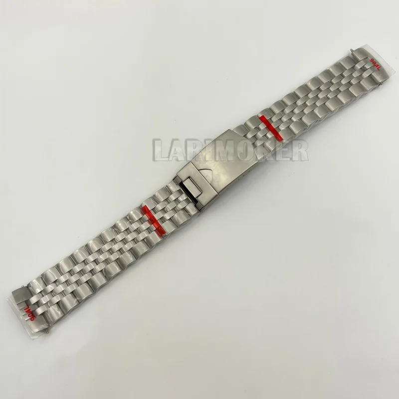 20mm Front-Flat Stainless Steel Strap Is Suitable for 40mm Watch Case Folded Clasp