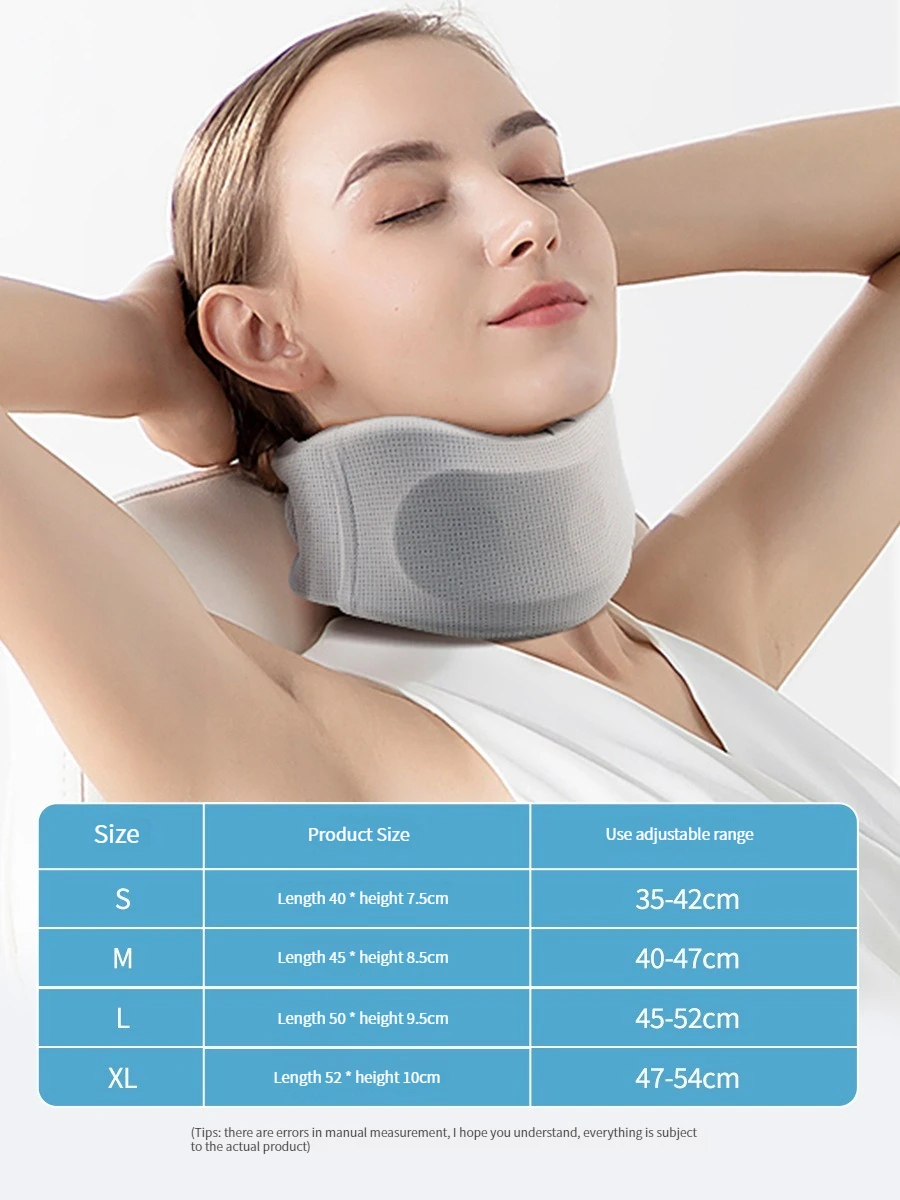 Sponge cervical support soft collar neck brace cervical breathable and comfortable spine support  for neck pain and support